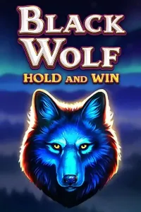 black wolf hold and win slot logo